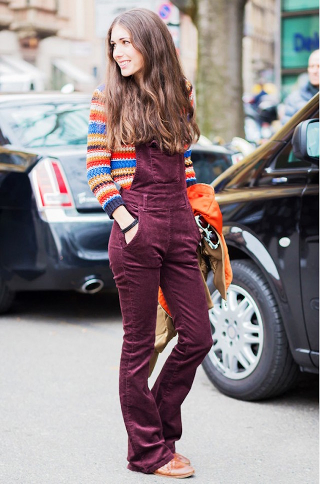 burgundy-overalls-rainbow-stripes-striped-sweater-fall-colors-fall-colorblocking-style-du-monde-corduroy